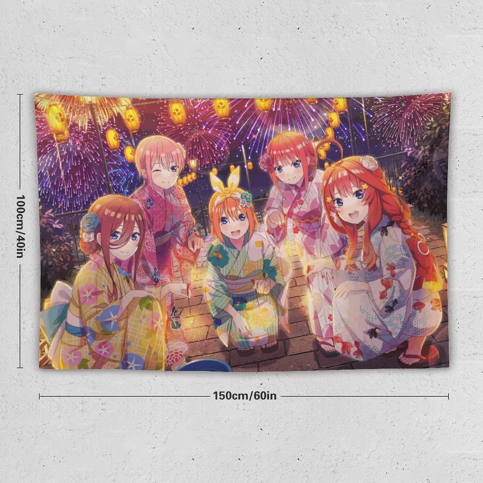 ♦♦写真等確認用♦♦五等分の花嫁 壁掛け 布ポスター Amazon.co.jp: 五等分の花嫁 中野二乃 タペストリー 壁掛け 多